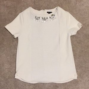ANN TAYLOR white top